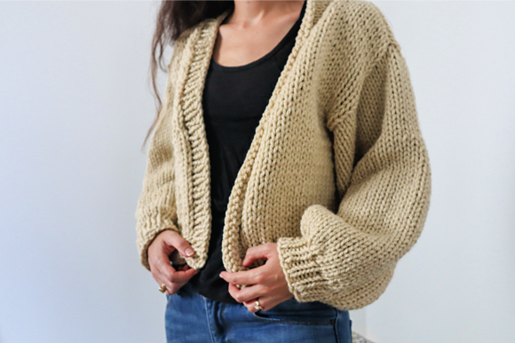 Download Knit a Customizable, Chunky Cardigan: the Creative Cardigan - Creative Collection