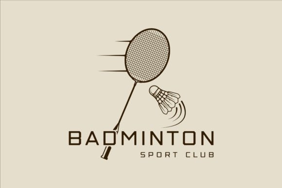 Download Shuttlecock and Racket of Badminton Logo - Logo Collection